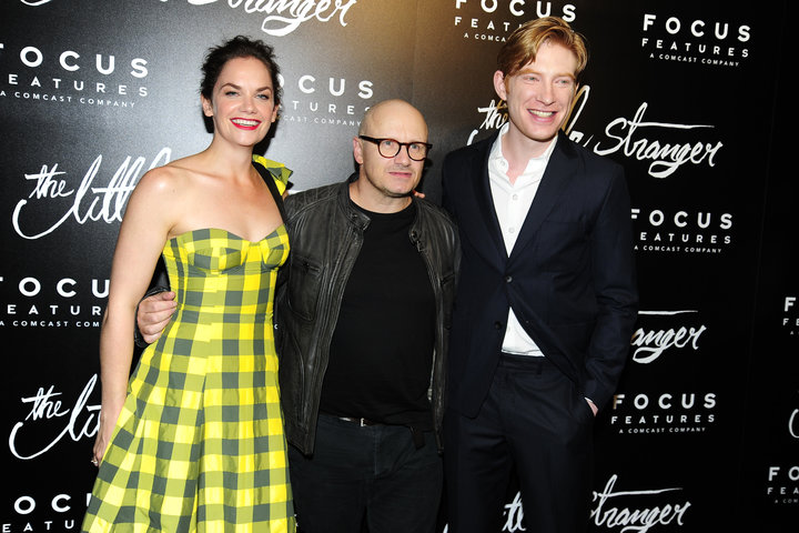 Ruth Wilson, Lenny Abrahamson and Domhnall Gleeson at the "Little Stranger" premiere in New York on Aug. 16, 2018.