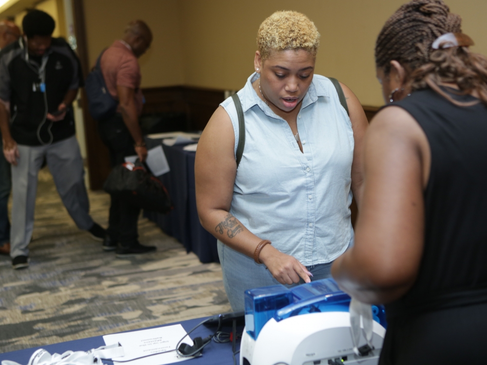 Black Men Xcel Recap Day 1 Event Check-in (sponsored by Discover The Palm Beaches)
