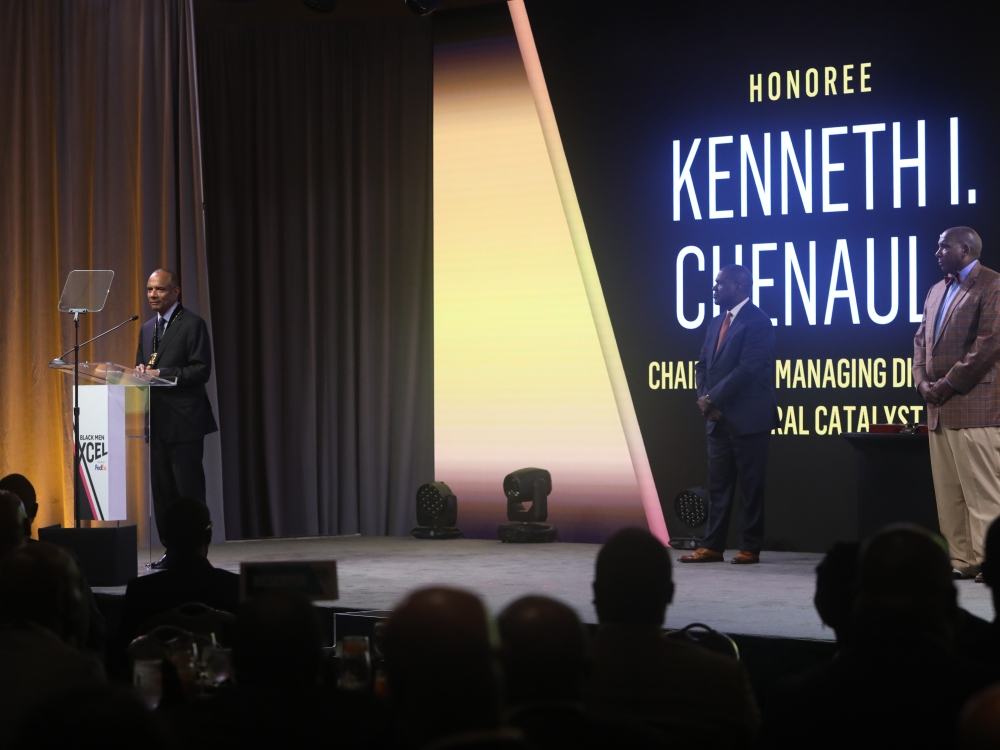 Black Men Xcel Recap Day 1 Ken Chenault receiving award
