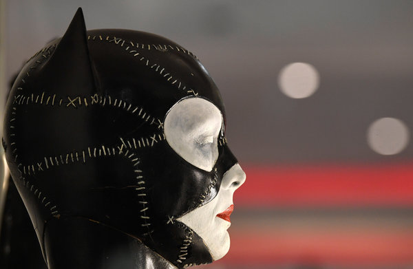 Catwoman&rsquo;s mask, worn by Michelle Pfeiffer in the 1992 film &ldquo;Batman Returns&rdquo;