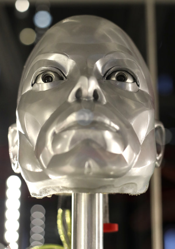 Michael Jackson robot mask from the film &ldquo;Moonwalker.&rdquo;