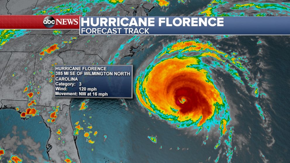 PHOTO: Hurricane Florence Forecast Track