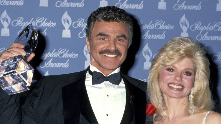 Burt Reynolds and Loni Anderson during 17th Annual People's Choice Awards at Paramount Studios in Hollywood, California, United States. (Photo by Ron Galella/WireImage)