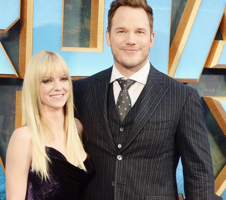 Chris Pratt and Anna Faris pictured during their last public appearance as a couple.&nbsp;