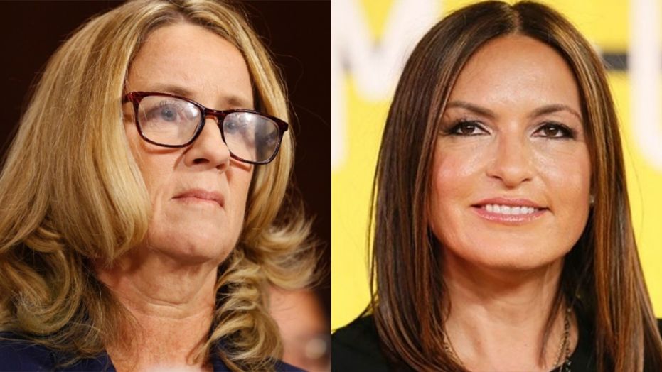 'SVU' star Mariska Hargitay talks about Christine Blasey Ford's courage during Kavanaugh hearing while at her foundation gala in New York City.