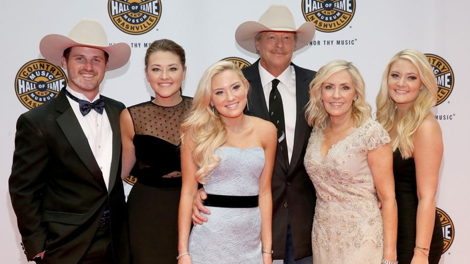 Alan Jackson is mourning the death of his son-in-law Ben Selecman after his sudden death. Here, Jackson stands with his family members Ben Selecman, Mattie Jackson, Dani Jackson, Denise Jackson, and Alexandra Jackson.