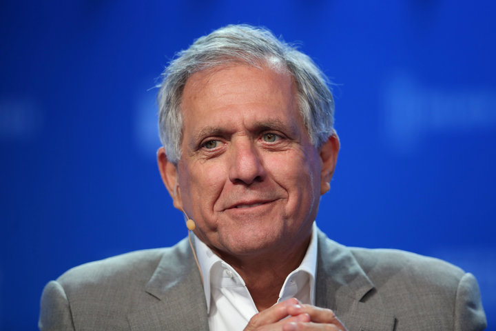 Moonves is seen in Beverly Hills, California, in May 2017.