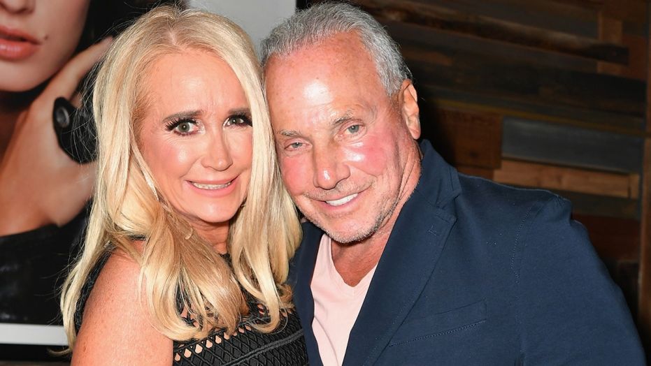 WEST HOLLYWOOD, CA - AUGUST 28:  Kim Richards (L) and Wynn Katz attend the premiere of WE tv's "Marriage Boot Camp Reality Stars" at HYDE Sunset: Kitchen + Cocktails on August 28, 2018 in West Hollywood, California.  (Photo by Earl Gibson III/Getty Images for WE tv )