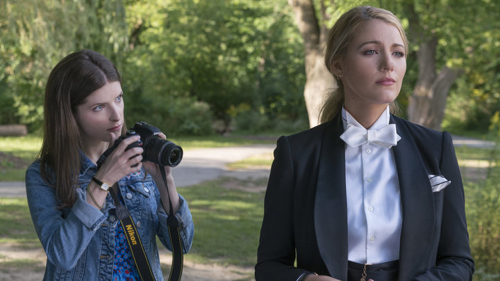 Anna Kendrick, left, and Blake Lively in "A Simple Favor."