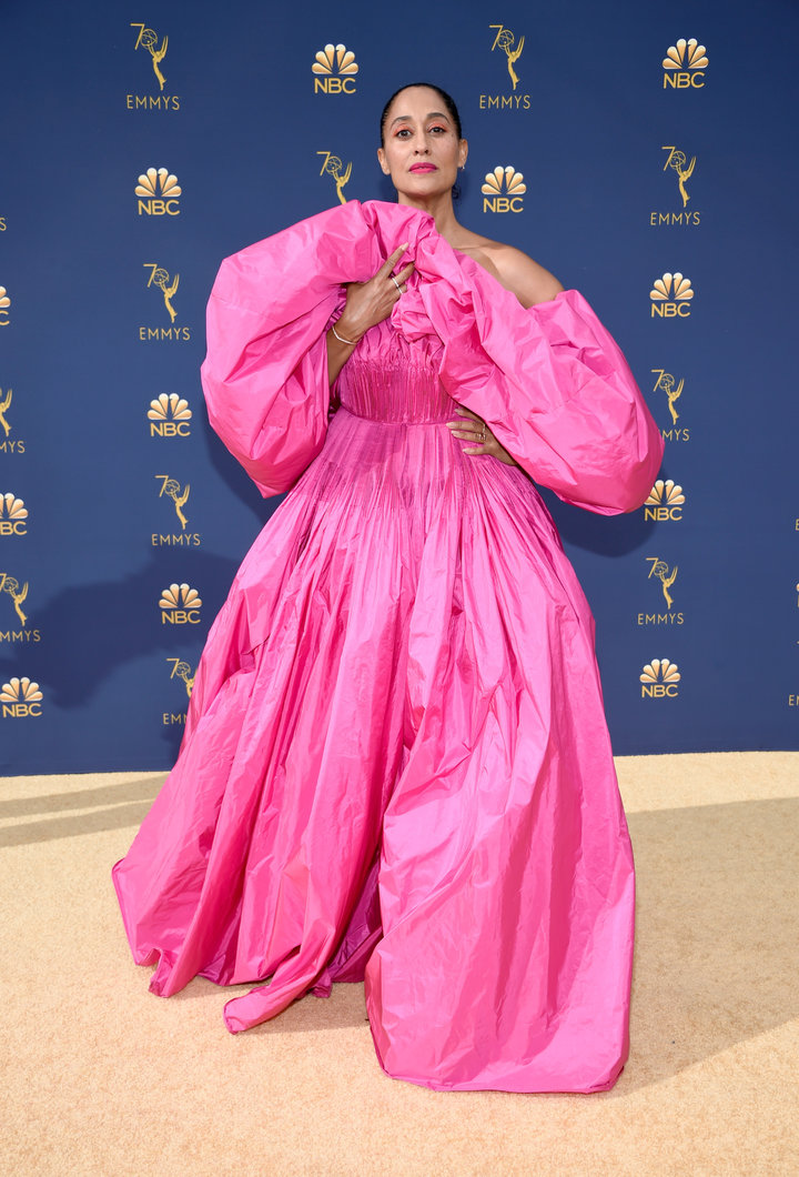 Tracee Ellis Ross arrives to the 70th Annual Primetime Emmy Awards held at the Microsoft Theater on September 17, 2018