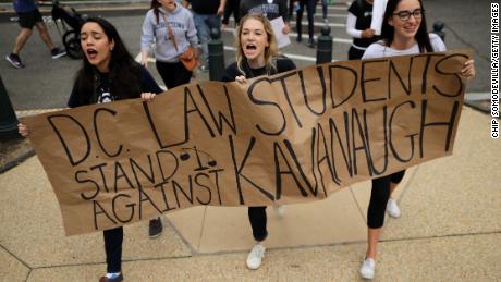 Anti-Kavanaugh protesters keep up the fight, even after he&#39;s confirmed