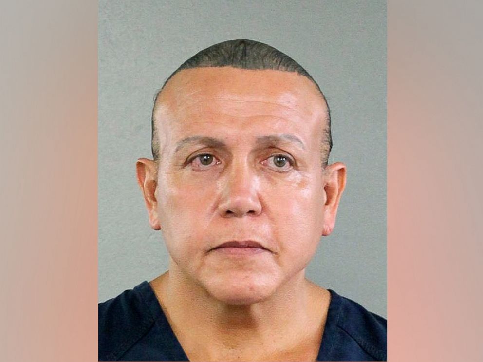 PHOTO: Cesar Sayoc is seen in this undated booking photo, released by the Broward County Sheriffs office and provided by the Associated Press, in Miami. 