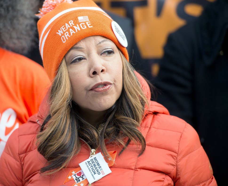 Lucy McBath, at a Peace Week event in New York City in 2016, will have a tough race against Karen Handel, who won the special