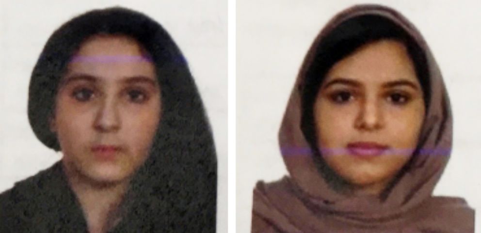 PHOTO: Tala Farea and Rotana Farea are seen in these undated photos released by the New York Police Department.