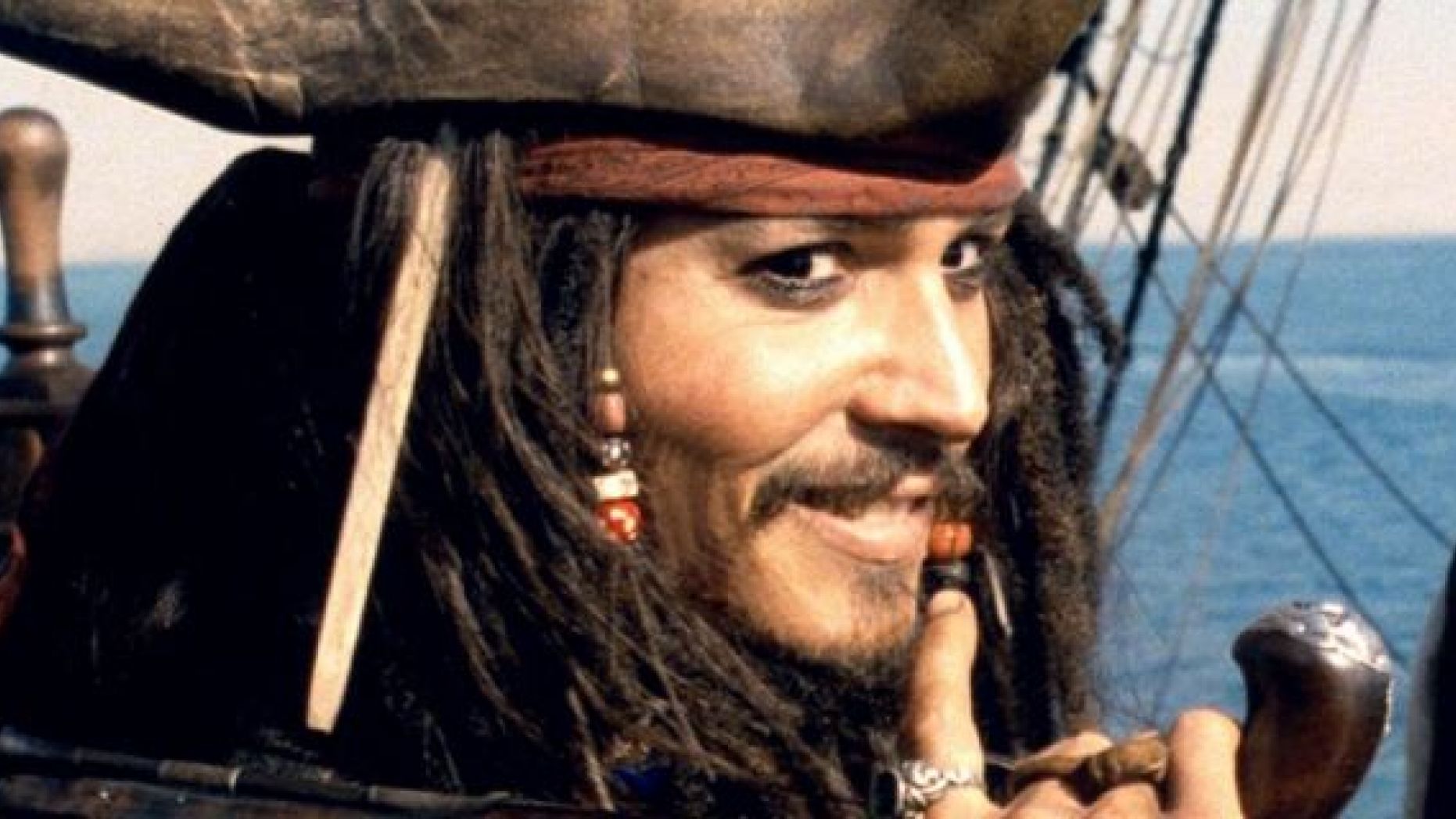 Johnny Depp as Captain Jack Sparrow in "Pirates of the Caribbean."