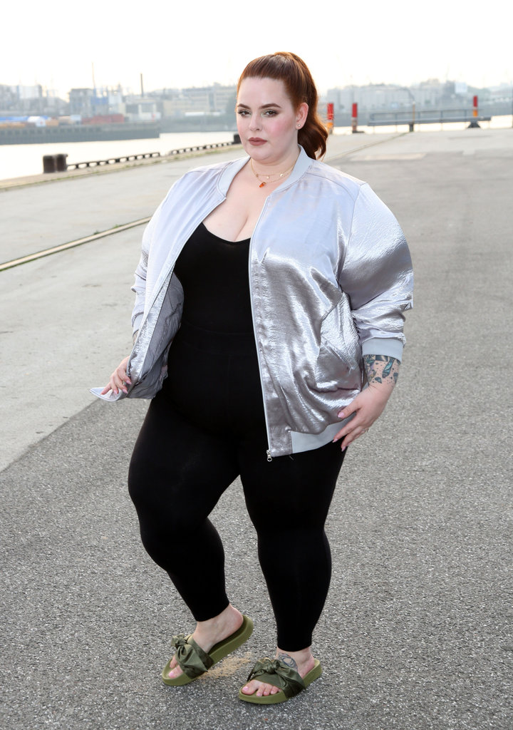 Plus-size model Tess Holliday, seen here in 2017, is an advocate against fat-shaming.