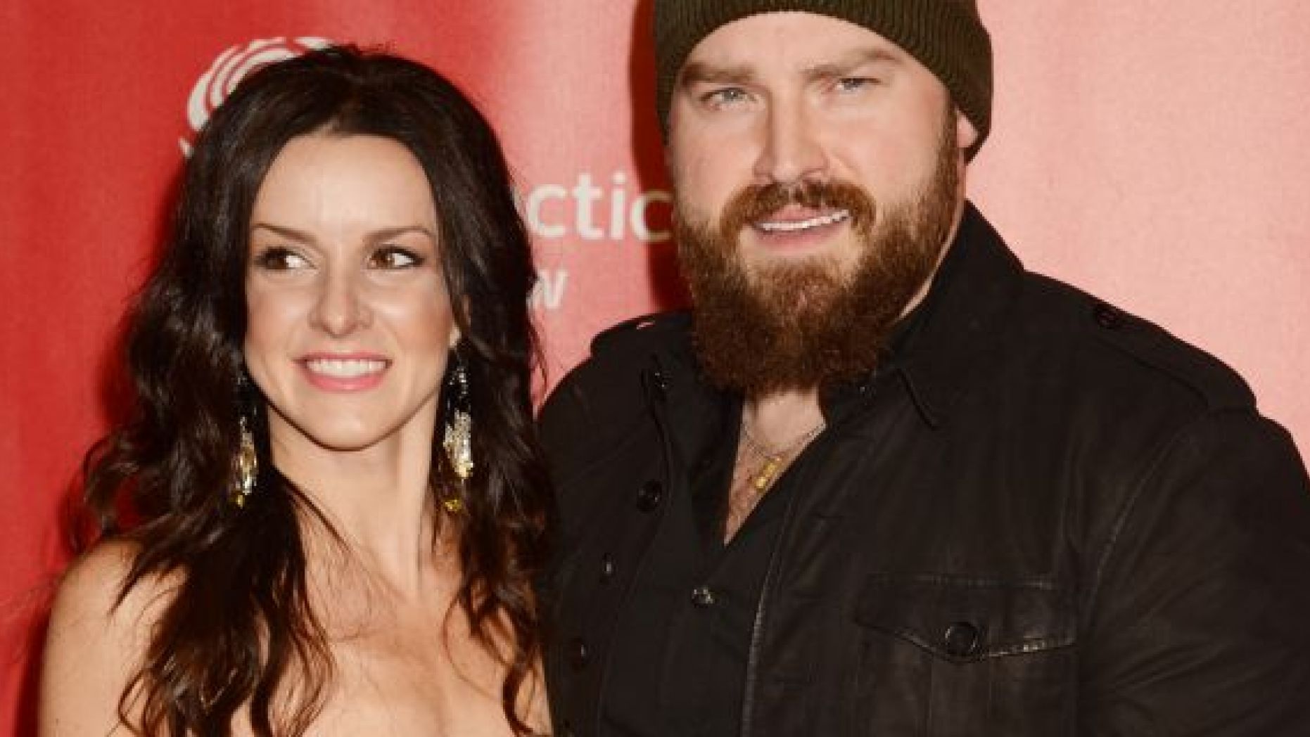 Singer Zac Brown, right, and Shelly Brown attends the 2013 MusiCares Person Of The Year Honoring Bruce Springsteen at Los Angeles Convention Center on February 8, 2013 in Los Angeles, California.