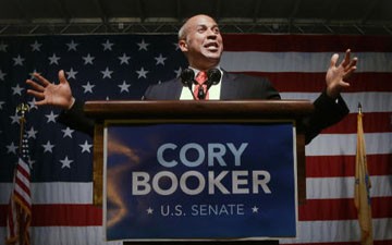 Newark Mayor Cory Booker wins Democratic primary for U.S. Senate seat