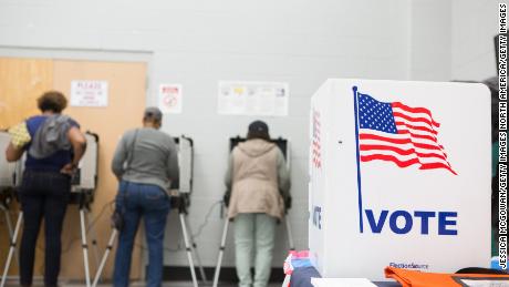 Voters cast ballots