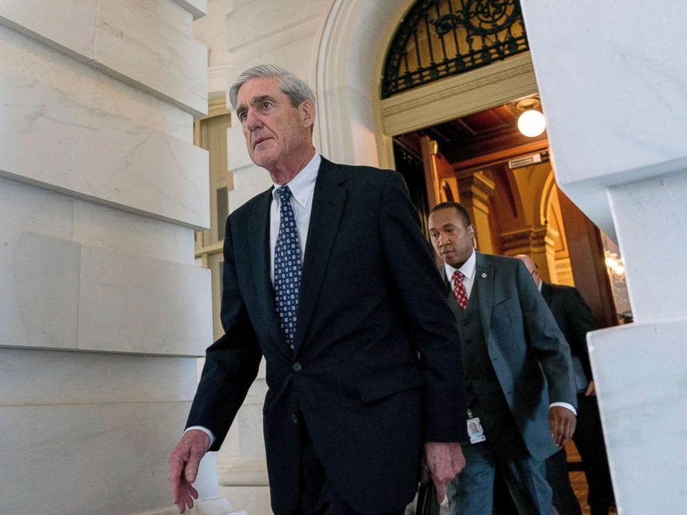 PHOTO: Special Counsel Robert Mueller departs Capitol Hill following a closed door meeting in Washington, June 21, 2017. 