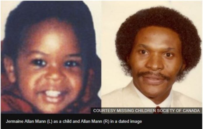 Jermaine Allan Mann (L) as a child and Allan Mann thegrio.com