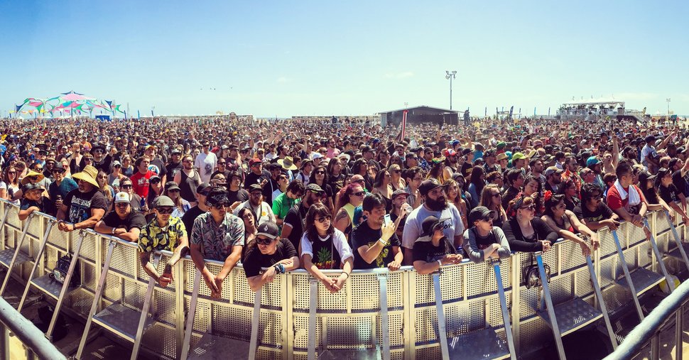 The skankers of the Back to the Beach Festival, in Huntington Beach.