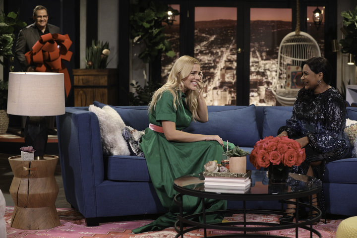 Busy Philipps and Mindy Kaling on the premiere episode of "Busy Tonight."