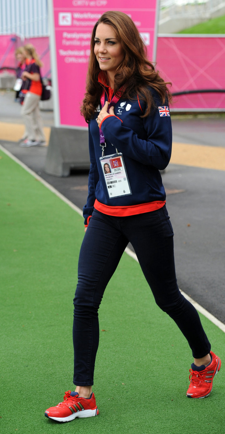 The Duchess of Cambridge during the London 2012 Paralympic Games on Aug. 30, 2012.