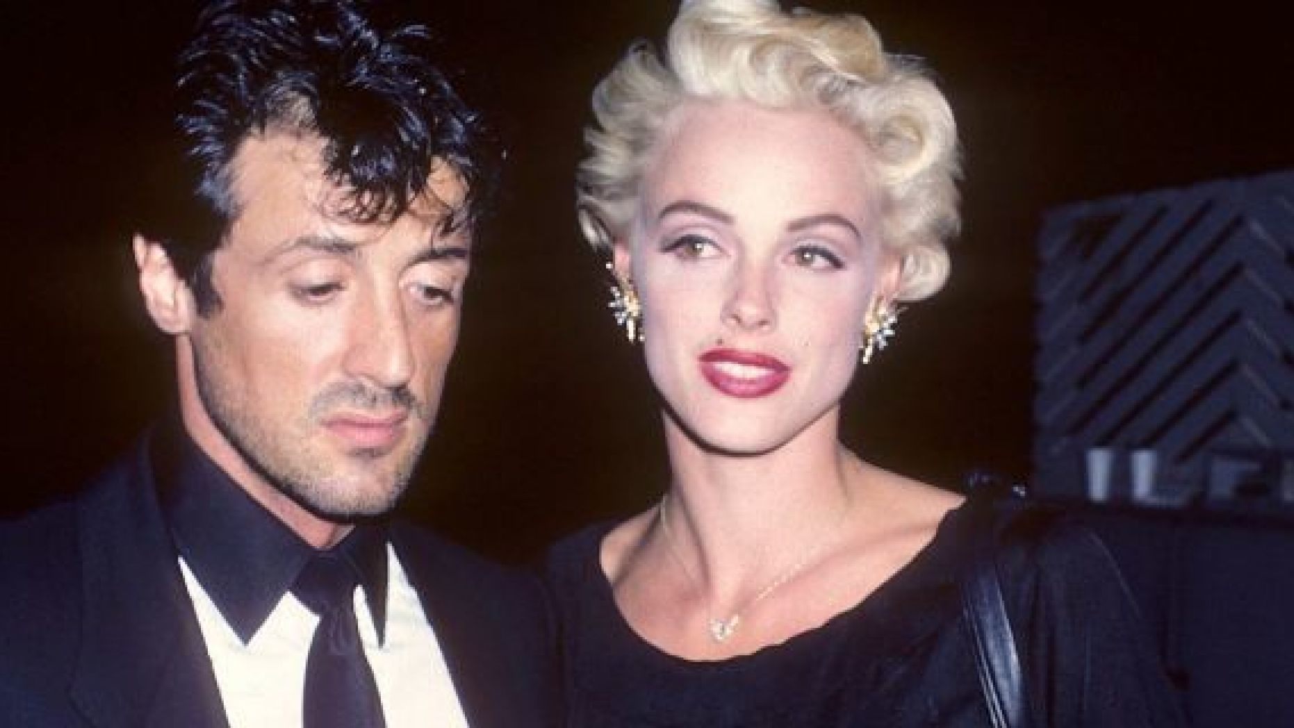 Sylvester Stallone and Brigitte Nielsen in 1986