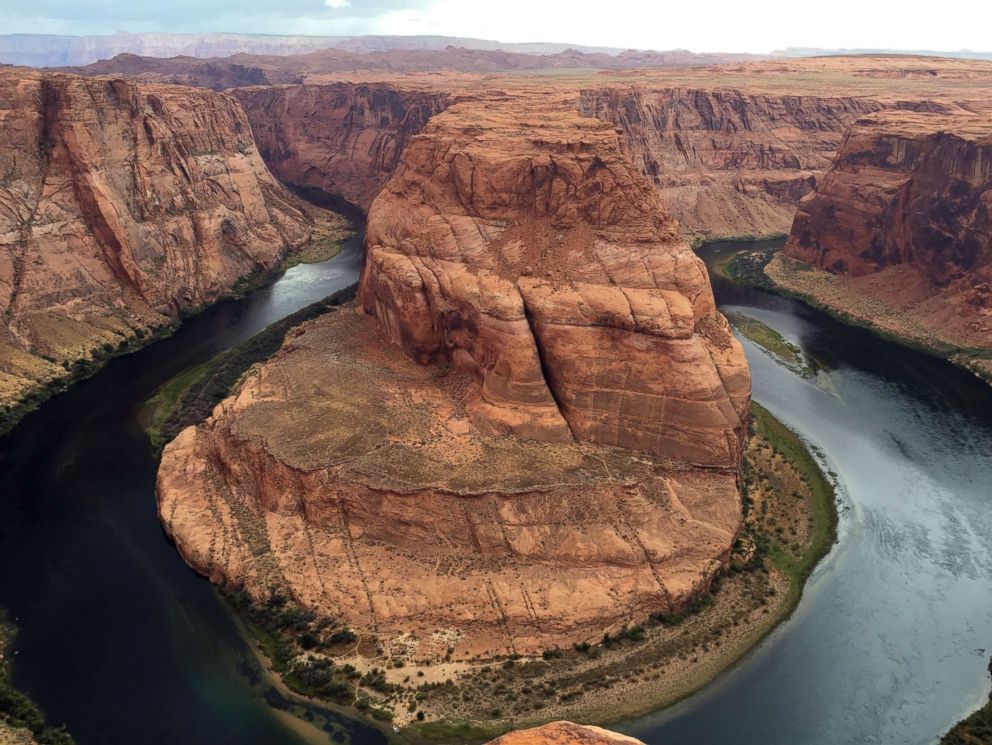 PHOTO: This Aug. 27, 2016, photo shows Horseshoe Bend near Page, Ariz. Authorities say a California girl visiting the Arizona landmark has died from what appears to be an accidental fall.