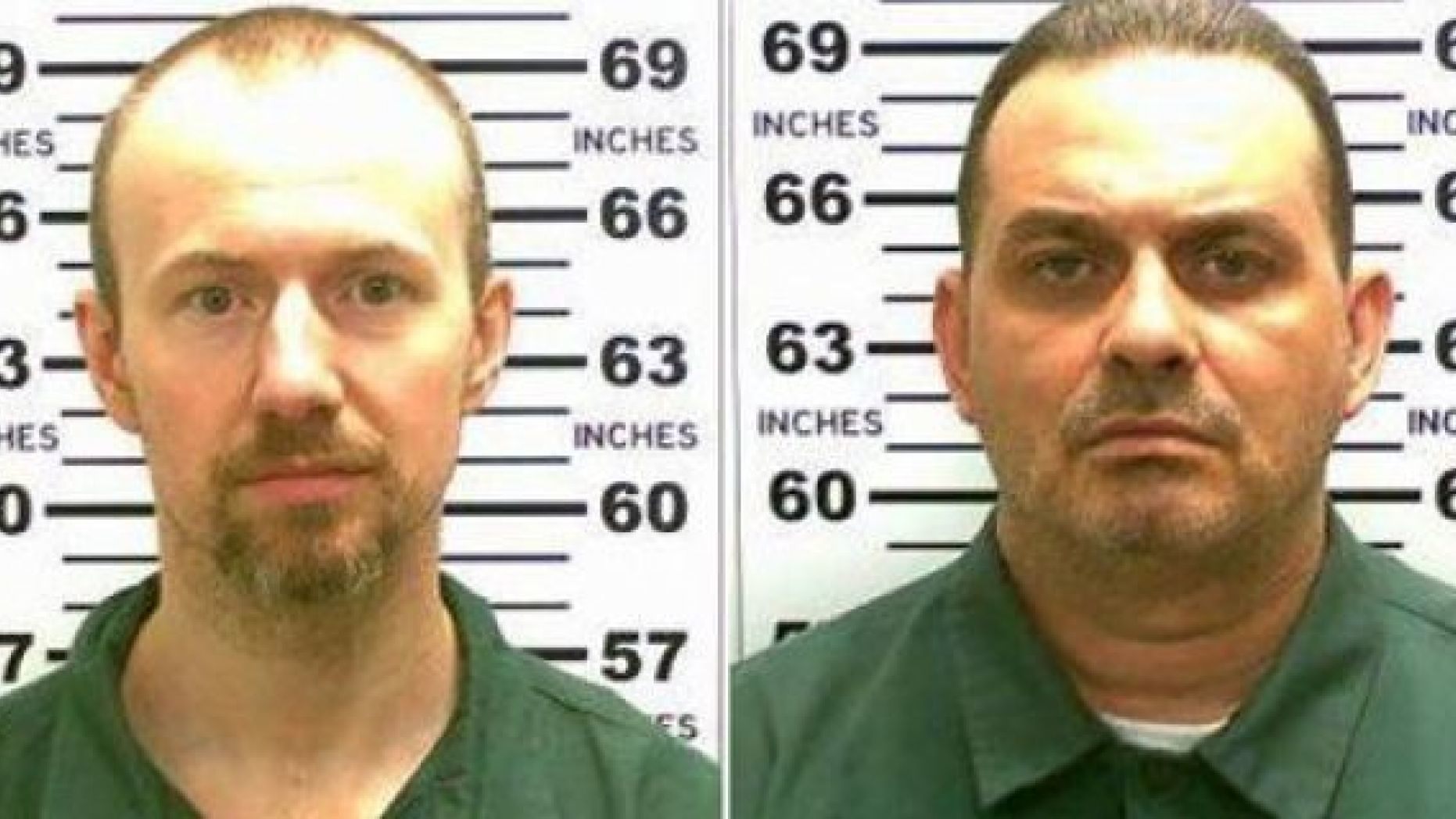 Richard Matt (right) and David Sweat. The two homicidal inmates famously broke out of prison in 2015.