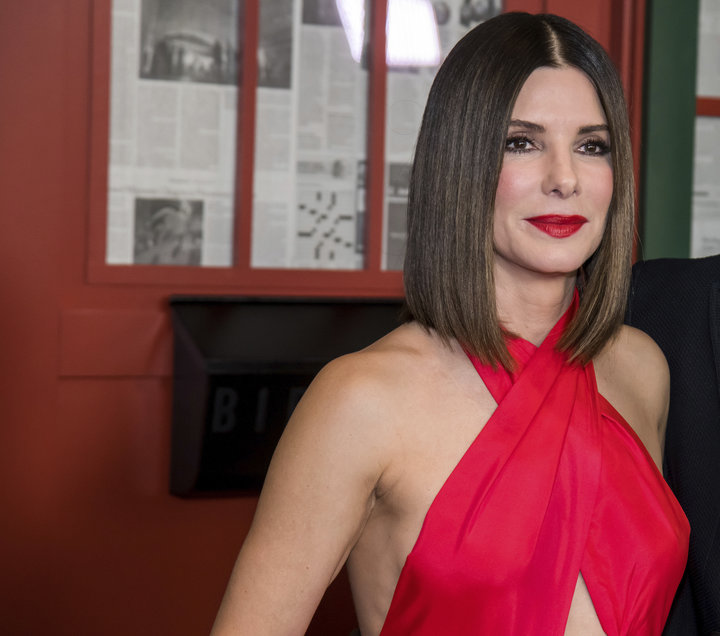 Sandra Bullock attends a screening of "Bird Box" on Monday in New York. The actress said on the "Today" show that she's scali