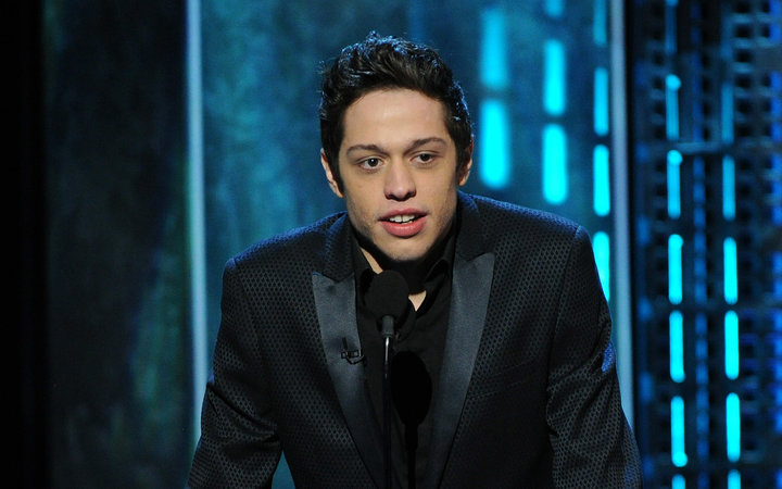 Pete Davidson speaks onstage at the Comedy Central Roast of Justin Bieber on March 14, 2015 in Culver City, California.&nbsp;