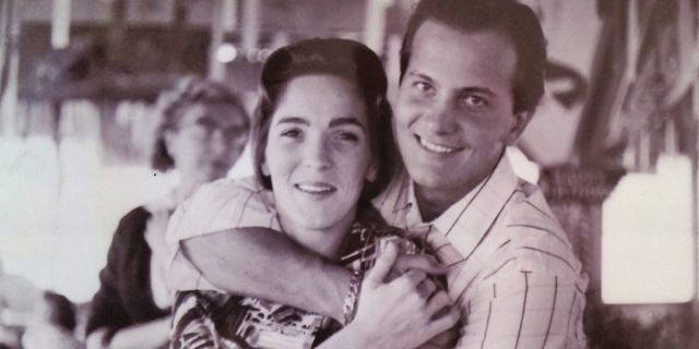 The Boones are seen in their early years together. (Photo courtesy of Milt Suchin, personal manager for Pat Boone.)