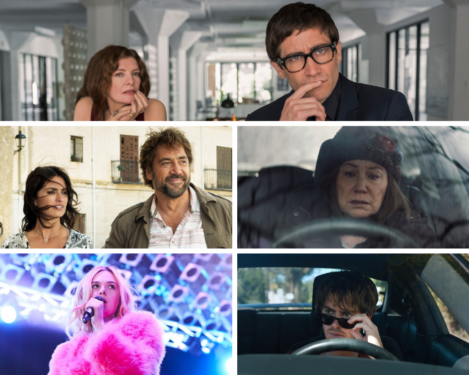 Clockwise from top: "Velvet Buzzsaw," "Diane," "Under the Silver Lake," "Teen Spirit" and "Everybody Knows."