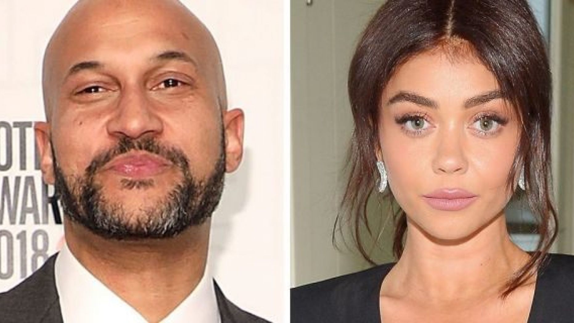 Comic actors Keegan-Michael Key and Sarah Hyland wereamong the stars reportedly duped by party-crashers.