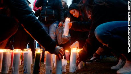 Friends and family gathered Thursday at a New Rochelle park for a candlelight vigil in honor of Reyes.