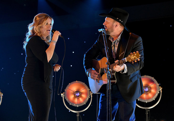 Yearwood and Garth Brooks collaborated on a new song, "For the Last Time," which appears on "Let's Be Frank."