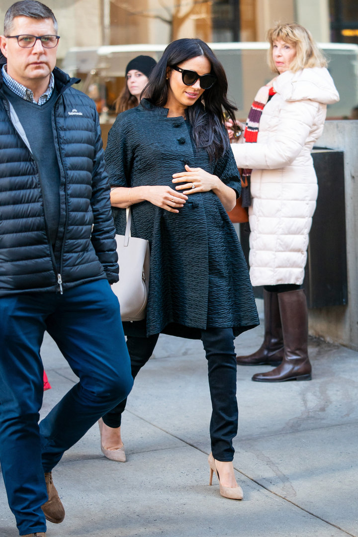 Meghan, Duchess of Sussex is seen in the Upper East Side on Feb. 19 in New York City.&nbsp;