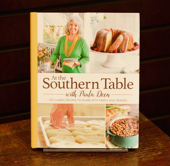 View of Paula Deen's book "At The Southern Table" at Barnes &amp; Noble in Los Angeles in 2017.