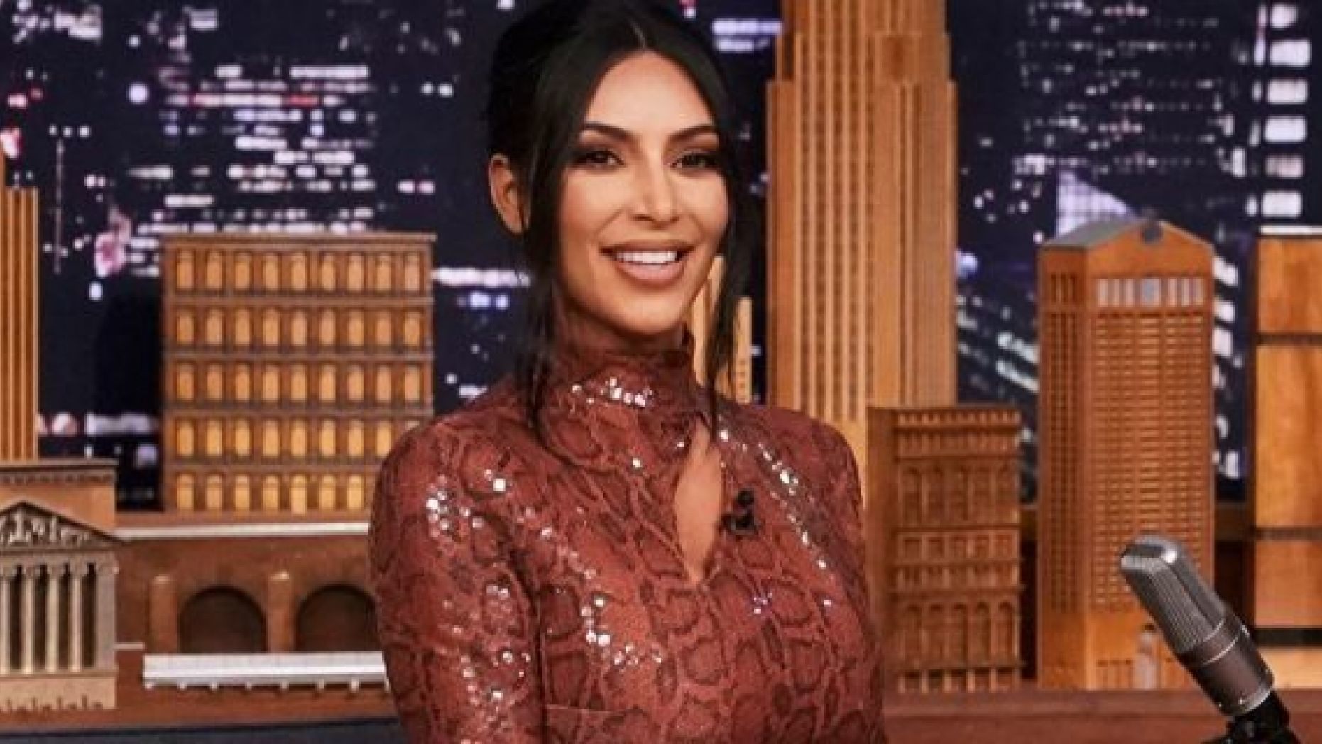 Speaking on NBC’s "Tonight Show with Jimmy Fallon," reality TV star Kim Kardashian recalled her high-profile campaign to have President Trump commute the life sentence of Alice Marie Johnson,(Photo by Andrew Lipovsky/NBC/NBCU Photo Bank via Getty Images)