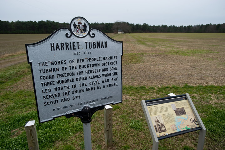 Harriet Tubman historic site in Dorchester County, Maryland.