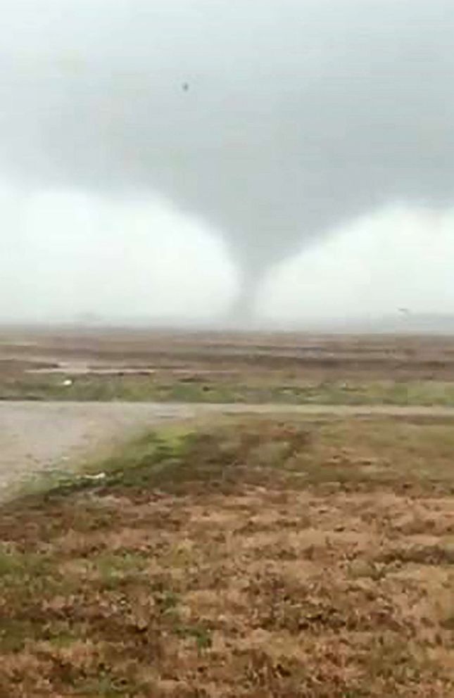 PHOTO: A tornado is pictured near Slovak, Ark.