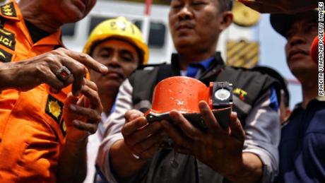 The &quot;black box&quot; is recovered from the ill-fated Lion Air flight.