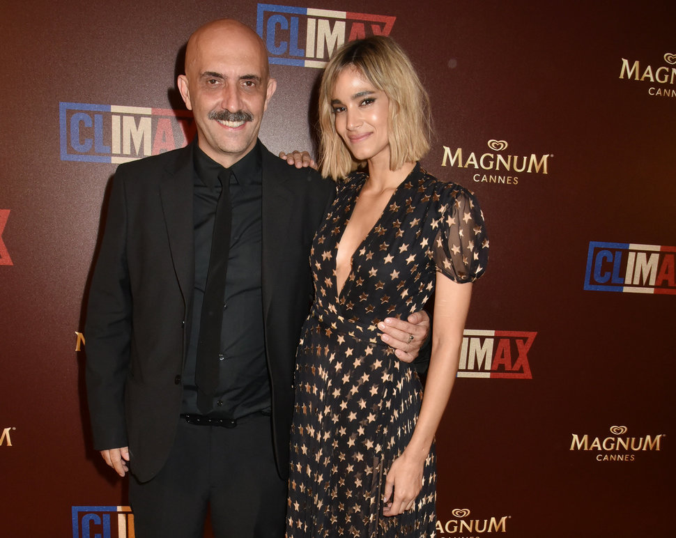Gaspar No&eacute; and Boutella at the Cannes Film Festival in May 2018.