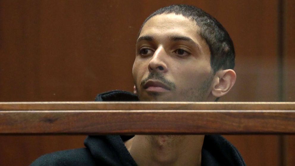 Tyler Barriss appears for an extradition hearing at Los Angeles Superior Court on Wednesday, Jan. 3, 2018, in Los Angeles.