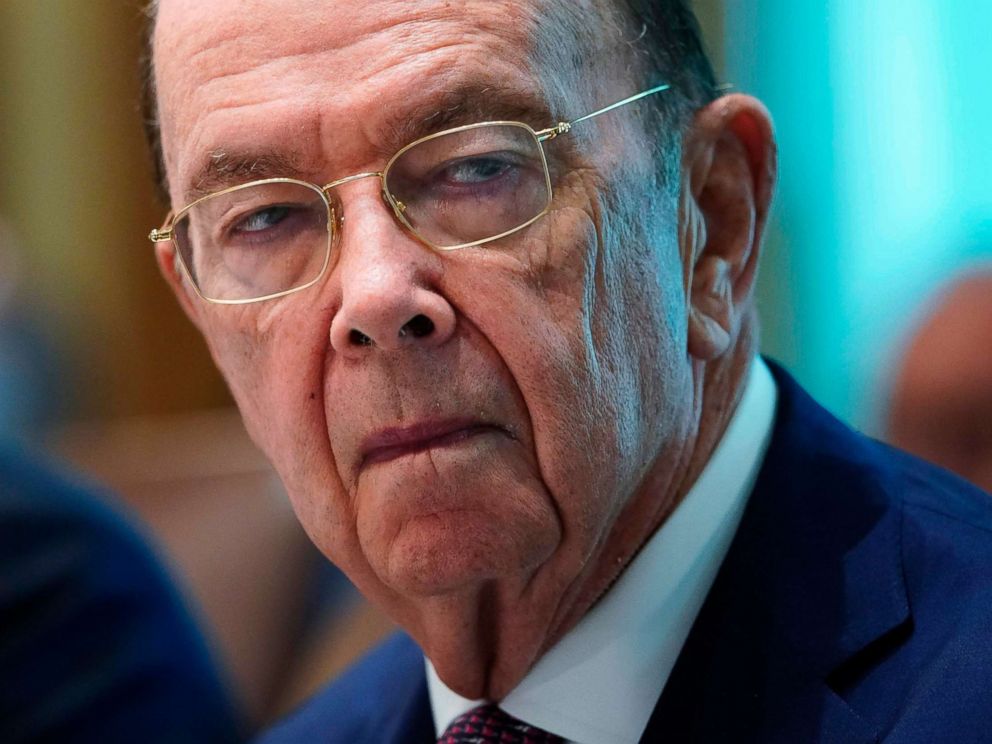 PHOTO: Commerce Secretary Wilbur Ross takes part in a Cabinet meeting in the Cabinet Room of the White House in Washington, Aug. 16, 2018.