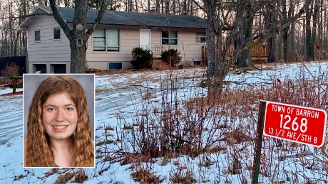 Jayme Closs was abducted after her parents were killed at the family&#39;s home, shown here after police secured the crime scene.