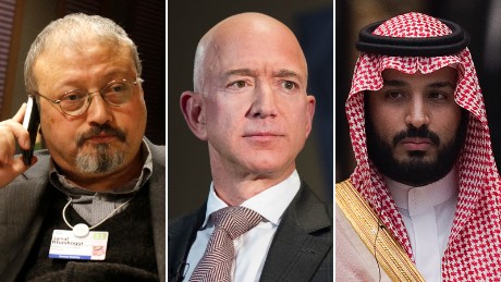 Writing for the Daily Beast, Bezos&#39; investigator Gavin de Becker accused the Saudi government of leaking proof of Bezos&#39; extramarital relatoinship to the National Enquirer because of the Washington Post&#39;s coverage of Jamal Khashoggi&#39;s death.