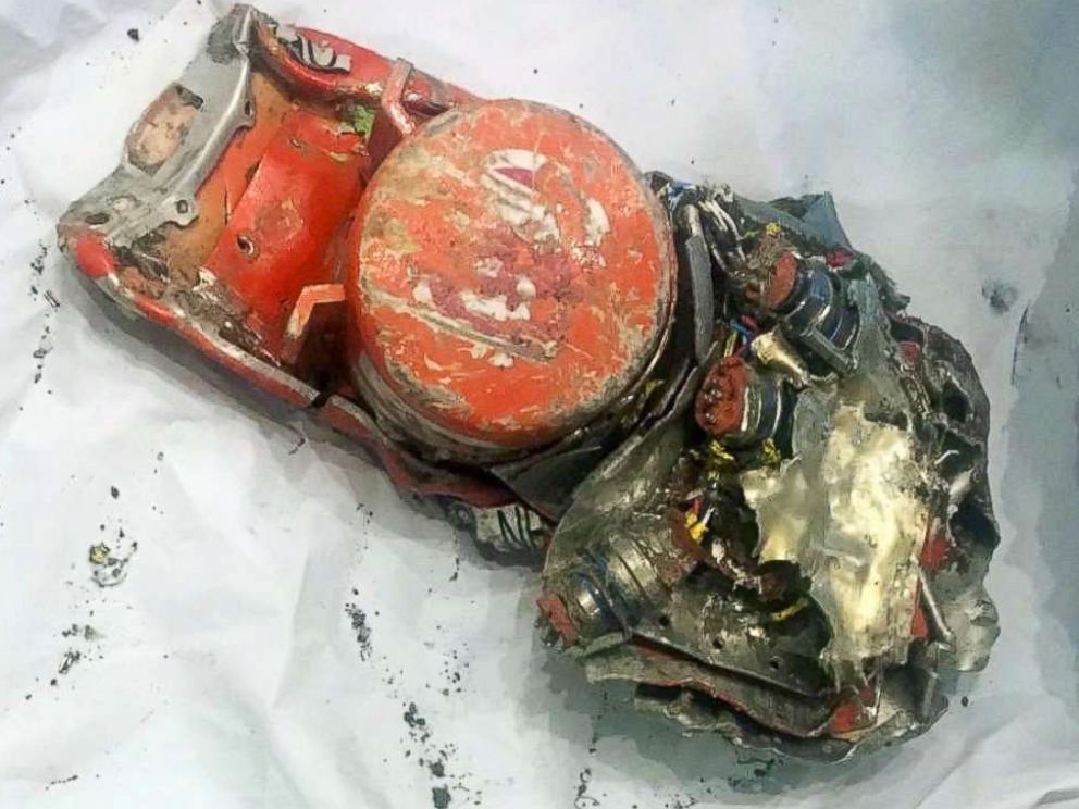 PHOTO: Officials released this photo of the Flight Data Recorder for Ethiopian Airlines flight 302 which crashed on March 10, 2019, killing 157 people.